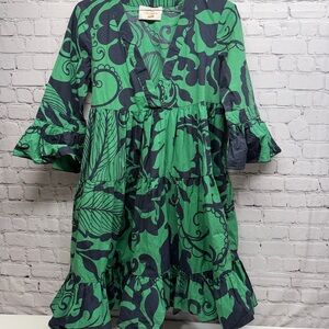 LA DoubleJ Jennifer Jane ruffle dress size L